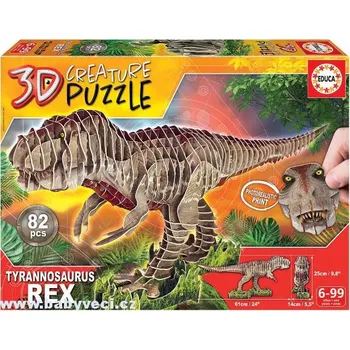 Puzzle dinosaurus Tyronasourus 3D Creature Educa > varianta rex
