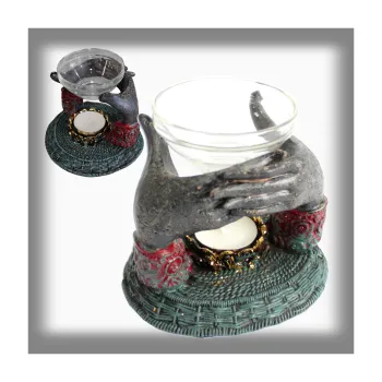 Aroma lampa ANCIENT WISDOM Aromalampa Ruce Budhy Nabízející 120 x 120 mm