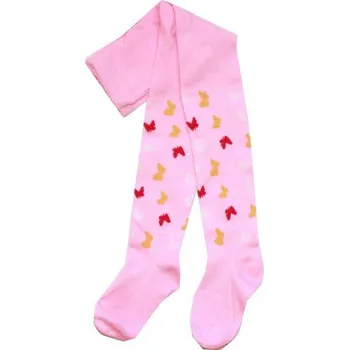 Dívčí punčocháče levné 16014-2 růžová Č