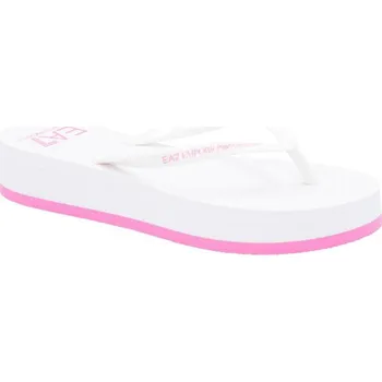 Dámské pantofle EA7 Žabky | Barva:bílý | Velikost:37