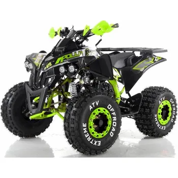malá motorka Dětská čtyřkolka Apollo Avenger 125cc-poloautomat yellow green