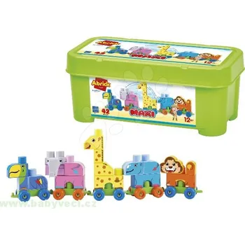 ostatní stavebnice stavebnice vláček zvířátka v boxu > varianta zvířátka vláček