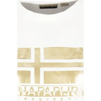 Dámské tričko Napapijri Tričko SHYAMOLI | Barva:bílý | Velikost:L