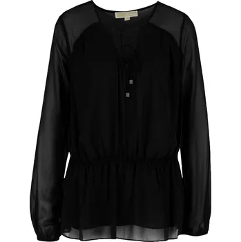 Dámská móda Michael Kors Halenka Yoke | Barva:černý | Velikost:S