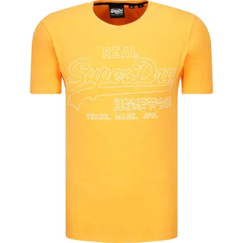 Pánské tričko Superdry Tričko OUTLINE POP | Barva:oranžový | Velikost:XXL
