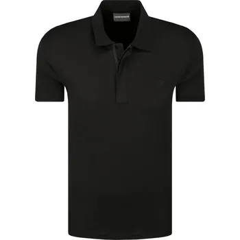 Pánská košile Emporio Armani Polokošile POLO | Barva:černý | Velikost:L