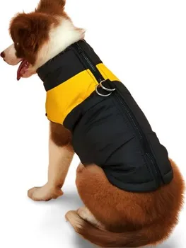 Obleček pro psa Surtep Marvel zimní vesta M černá/žlutá
