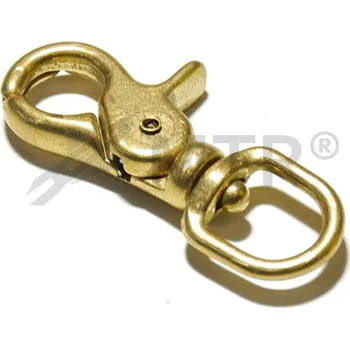 MTR Karabina vypouštěcí mosazná 1 Velikost: 67x13mm, Varianta: Karabina vypouštěcí mosazná 1, povrchova-uprava: mosaz