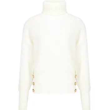 Dámský svetr Elisabetta Franchi Rolák | Barva:béžový | Velikost:38