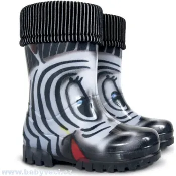 Dětská móda Dětské holinky Demar Zebra > 20-21