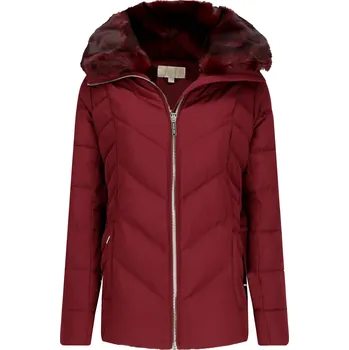 Michael Kors Bunda CHEVRON | Barva:vínový | Velikost:XS