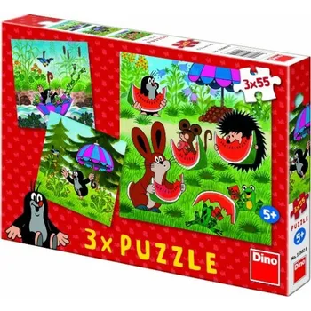 Hračka Puzzle krteček > varianta krteček a paraplíčko