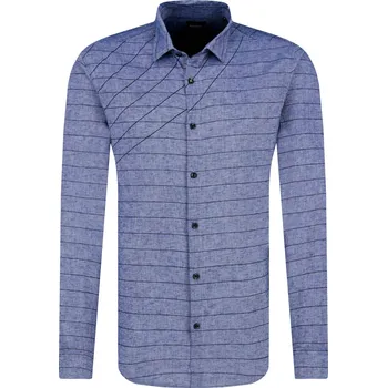 Pánská košile BOSS ATHLEISURE Košile Bertillo | Barva:tmavě modrá | Velikost:XXL