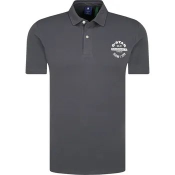 Pánské tričko G- Star Raw Polokošile Memula originals | Barva:grafitově šedý | Velikost:M