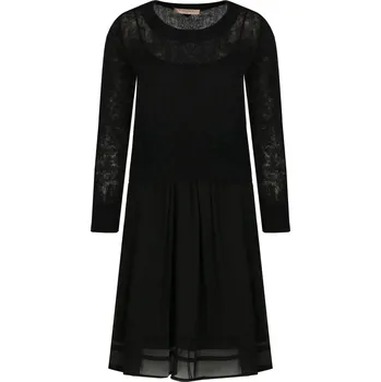 Dámský svetr Twin-Set Vlněný svetr + spodnička | Barva:černý | Velikost:XS