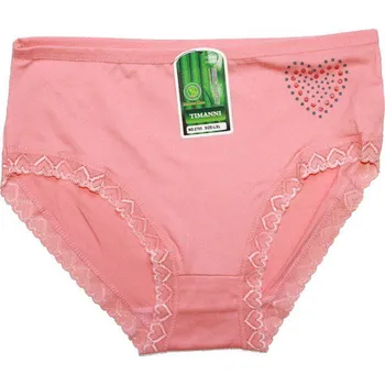 Dámské kalhoty Dámské kalhotky bambusové s krajkou oranž 2705 - 603/145 vel. L/XL