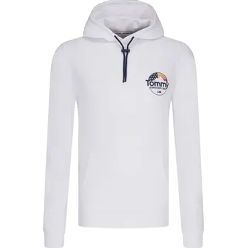 Pánská větrovka Tommy Jeans Mikina TJM MOUNTAIN | Barva:bílý | Velikost:XXL