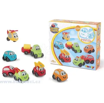 autíčko Autíčka Vroom Planet Collector Box Smoby s traktorem > varianta sada s traktorem