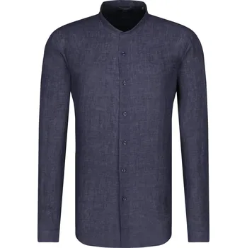 boss Lněná košile Jordi | Barva:tmavě modrá | Velikost:39