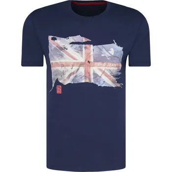 Pepe Jeans London Tričko SID | Barva:tmavě modrá | Velikost:L