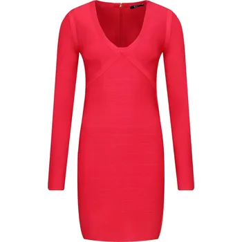 Dámské šaty Marciano Guess Šaty BINX | Barva:červený | Velikost:L