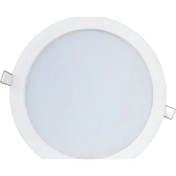 LED panel Tracon DLC24NW Kompaktní podhledové LED svítidlo, kulaté, série DLC 230VAC, 24W, 4000K, 2100lm. IP20, EEI=F (Tracon DLC24NW)