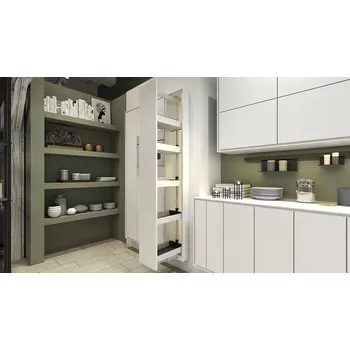 Nábytkové kování KES Dispensa rám 1800-2200mm bílý 54384 (KES Dispensa rám 1800-2200mm bílý, 054384)