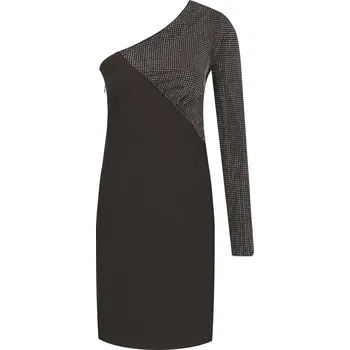 Dámské šaty Silvian Heach Šaty ELRIBIA | Barva:černý | Velikost:XS