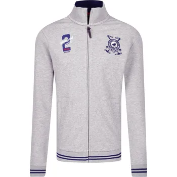 Pánská mikina Hackett London Mikina SNOW FULL ZIP | Barva:šedý | Velikost:M