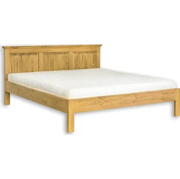 Postel Drewmax Voskovaná dvoulůžková postel s čelem LK700 pacyg