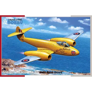 Plastikový model 1:72 Gloster Meteor Mk.4 „World Speed Record“