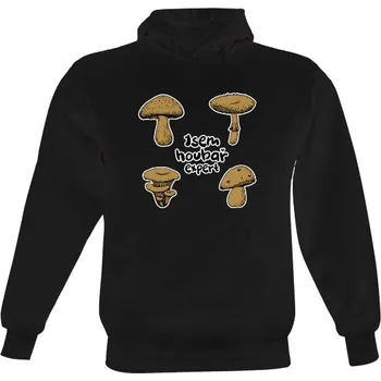 Pánská mikina Pánská mikina s kapucí s potiskem Houbař expert pánské