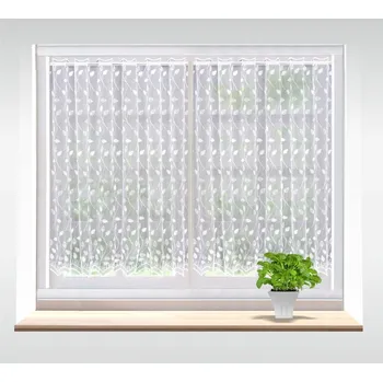 Záclona Záclona markizeta, Linda vitrážka metráž, bílá