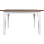 KALIO STO jídelní stůl rozkládací, akát zlatý/bílá