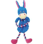 Nobby plyšová hračka pro psy Osel s lanem 47 cm