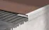 Podlahová lišta Acara AP45 schodová samolepící lišta 28 mm x 2,7 m hliník elox stříbro