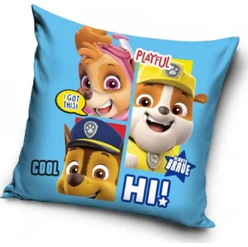 Polštář Polštářek Tlapková patrola Paw Patrol Odvážní a Hraví > varianta polštářek Odvážní a Hraví