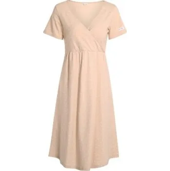 Dámská noční košile Moniel košilka/šaty kojící Dots - Béžová, vel. S