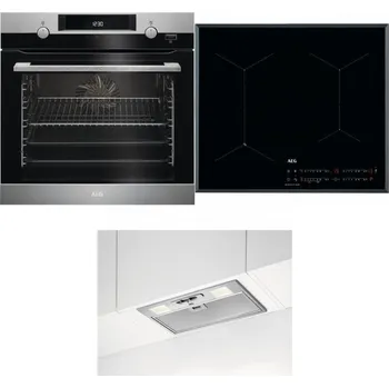 Domácí spotřebič AEG Mastery SteamBake BCK455350M + AEG Mastery SenseFry IAE64431FB + AEG DGB3523S