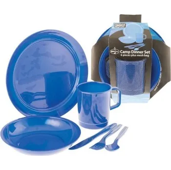 Kempingové nádobí Set nádobí 360° Degrees Dinner Set Blue