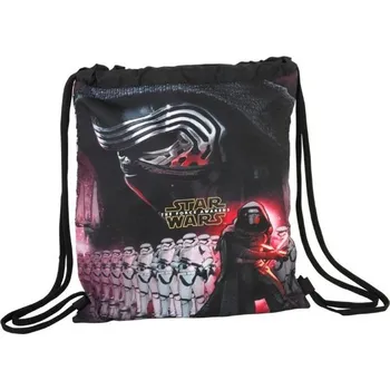Školní sáček SÁČEK S VNITŘNÍ KAPSOU NA PŘEZŮVKY, TĚLOCVIK STAR WARS > varianta SW-01-B-03