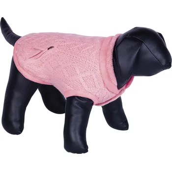 Obleček pro psa Nobby JILL pletený svetr pro psy růžová 23cm