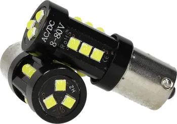 Autožárovka LED žárovka 15SMD BA15S Canbus 12V 2 ks