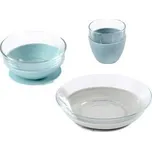 Jídelní sada skleněná s přísavkami Jungle