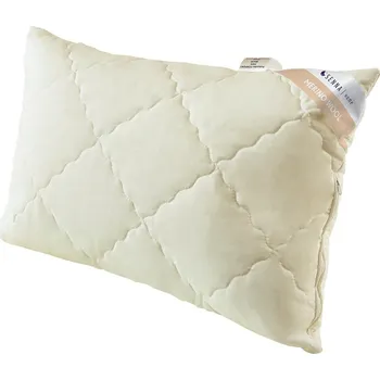 Polštář Inter-Widex luxusní prošívaný polštář s ovčí vlnou Merino 50x60