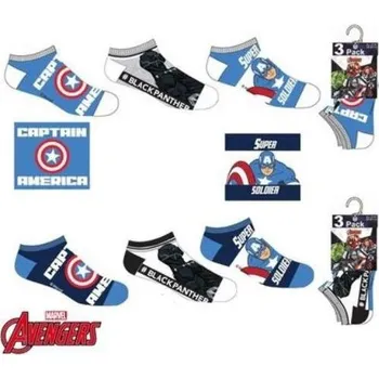 SpiderMan SADA 3 KS PONOŽKY AVENGERS > varianta 0625 Barva: 0625, Velikost: 23-26