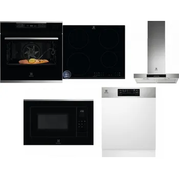 Set domácích spotřebičů ELECTROLUX KOBCS31X + ELECTROLUX LIR60433B + ELECTROLUX LFT426X + ELECTROLUX LMS4253TMX + ELECTROLUX EEM48300IX