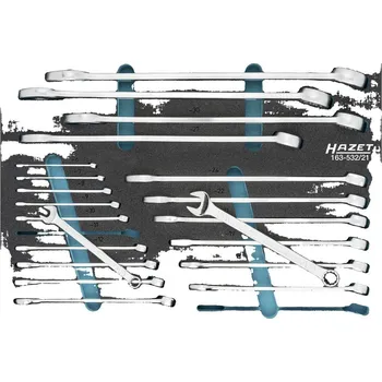 Ruční nářadí Hazet 163-532/21 163-532/21 sada očkoplochých klíčů Délka klíče (cm) (jen pro nadpis) 6 - 34 mm