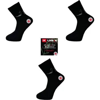 Pánské ponožky BAMBOO TREE Pánské zdravotní ponožky s bambusovým vláknem Zty00 - 3pár Barva: Mix barva, Velikost: 43-46