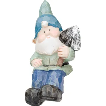 Trpaslík sedící modrý 17x7,5x8,5 cm